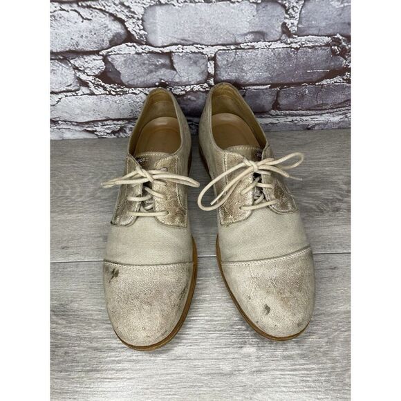 Rockport Adiprene Light Taupe Leather Cap Toe Oxfords Lace Shoes Men Sz 8.5M  US - Picture 12 of 16